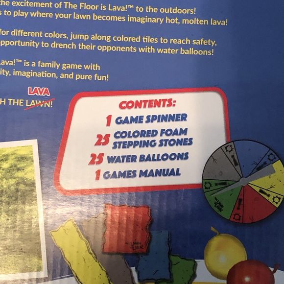 Wahu The Lawn Is Lava Outdoor Game Water Balloons Fun Imagination Floor Is Lava - Picture 4 of 7